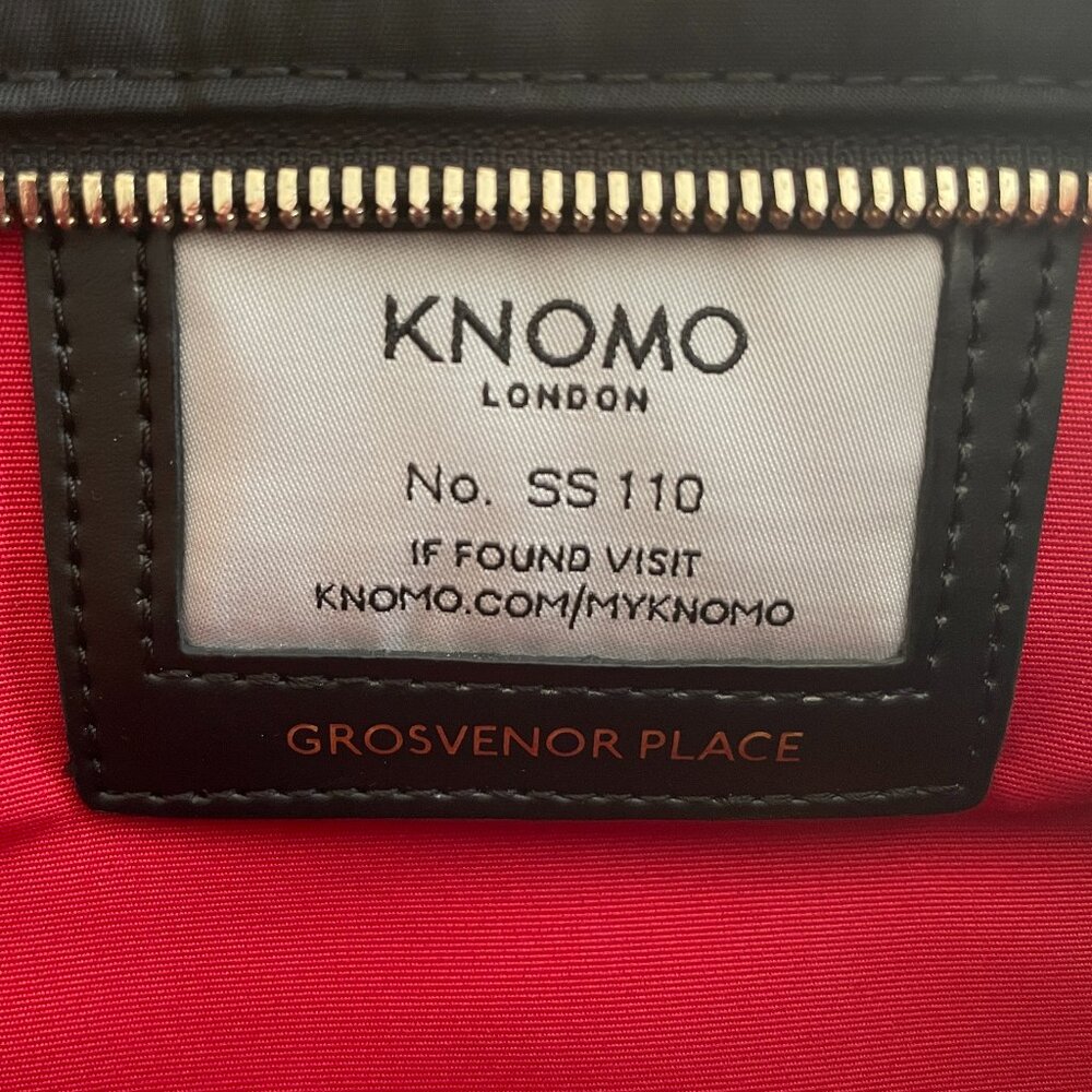KNOMO London Grosvenor Place expandable laptop tote bag - Picture 12 of 16